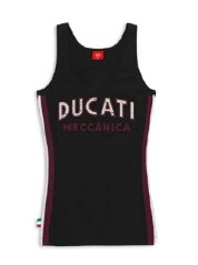 Dámské tílko DUCATI MECCANICA černé 98769415