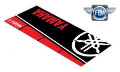 Koberec pod moto 80x250cm YAMAHA černo/červený 1401