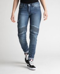 Dámské moto kalhoty BROGER OHIO jeans washed blue