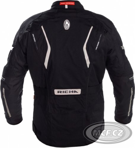 Moto bunda RICHA INFINITY 2 černá - nadměrná velikost