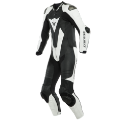 Moto kombinéza DAINESE LAGUNA SECA 5 černo/bílá perforovaná zkrácená