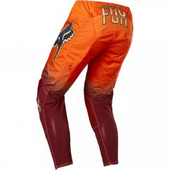 Dětské motokrosové kalhoty Fox 180 CNTRO oranžové 26756-824