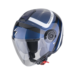 Moto přilba SCORPION EXO-CITY II RIVA modro/černá