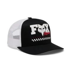 Dětská kšiltovka FOX Checker Mesh Trucker Hat černá 38444-001