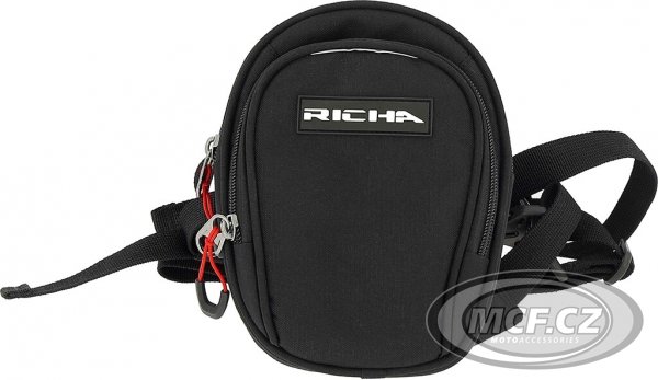 Taštička přes stehno a pas RICHA UPPER LEG BAG 8ULB černá