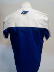 Košile TM BONVER modro/bílá 95209