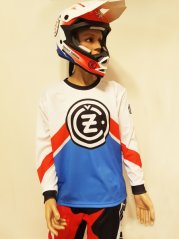 Dres ČZ LOGO Retro bílo/červeno/modrý 19108