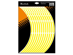 Pásky na kola KEITI neonově žluté WS810FY