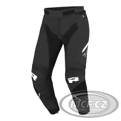 Moto kalhoty RICHA STRADALE černo/bílé kožené