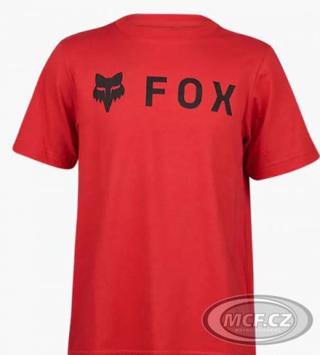 Dětské triko FOX ABSOLUTE červené 31818-122