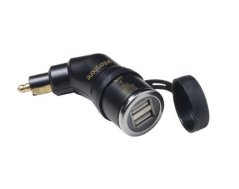 DIN adaptér INTERPHONE s 2xUSB výstupem pro motocykly, 2A