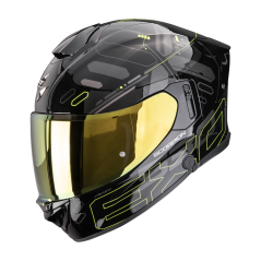 Moto přilba SCORPION EXO-530 AIR FOND černo/fluo žlutá