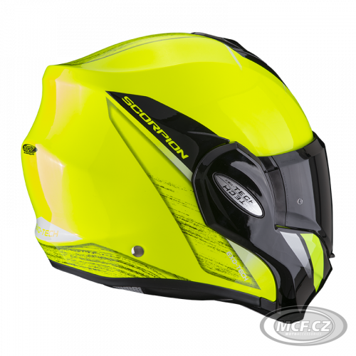 Moto přilba SCORPION EXO-TECH EVO PRIMUS neon yellow/black