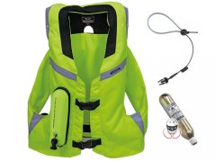 Airbagová motocyklová vesta MLV 2 Hit-Air reflexní žlutá