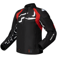Motorcycle jacket RICHA STRADALE TEX LADY WP black/red