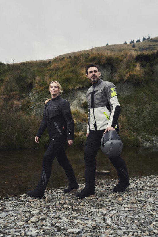 Motorcycle jacket RICHA ORION Gore-Tex grey/fluo yellow