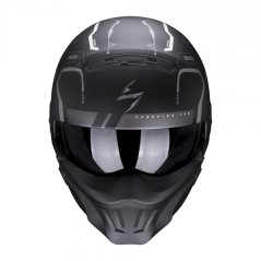 Moto přilba SCORPION EXO-COMBAT EVO RAM matná černo/stříbrná