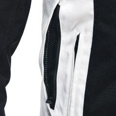 Dámská textilní moto bunda DAINESE VELOCE LADY D-DRY černo/bílá/lava červená