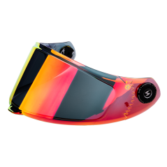 Plexi SCORPION EXO-RACE AIR zrcadlové červené KDS-F-04