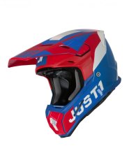 Moto přilba JUST1 J22C ADRENALINE červeno/modrá