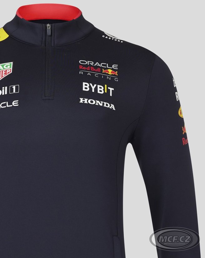 Mikina RED BULL OTL ZIP night sky - krátký zip TU5287