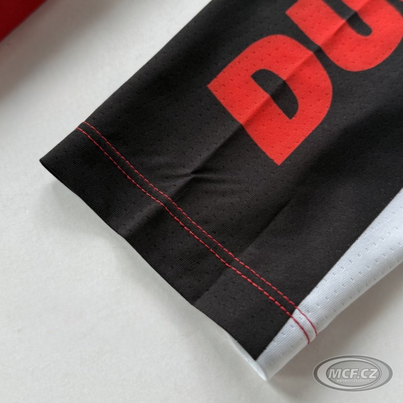 Dres DUCATI DESMO červený s místem pro číslo 98109225