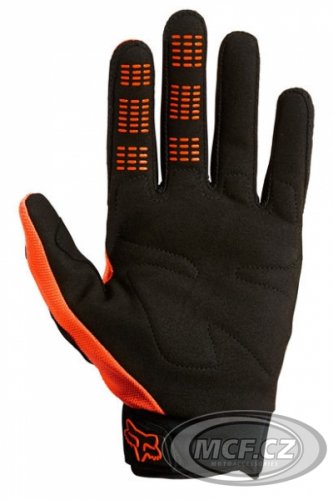 Moto rukavice FOX DIRTPAW neonově oranžové 25796-824