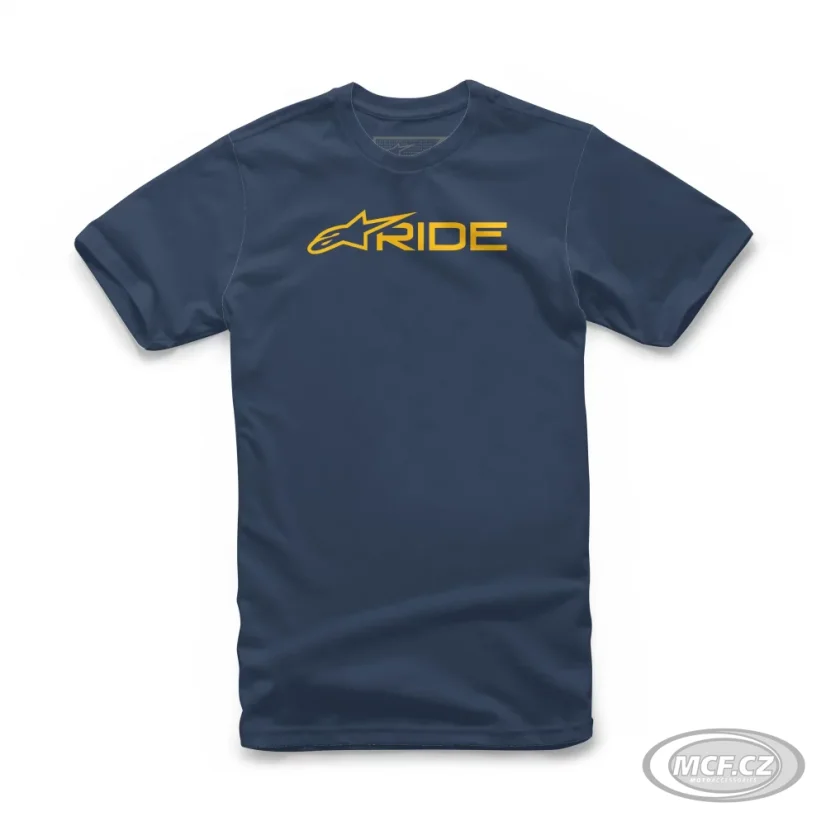 Triko ALPINESTARS RIDE 3.0 TEE navy/zlaté 1232-72200 7059