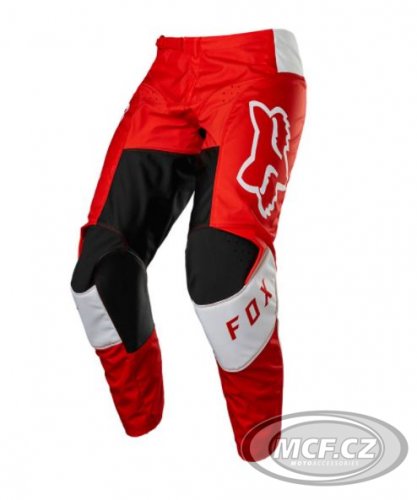 Dětské motokrosové kalhoty FOX 180 LUX fluo červené 28183-110