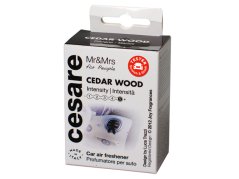 Autovůně Cesare Box Cedar Wood černý