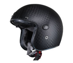 Moto přilba JUST1 J-STYLE CARBON solid matná černá