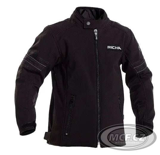 Motorcycle jacket RICHA TOULON 2 SOFTSHELL JUNIOR black