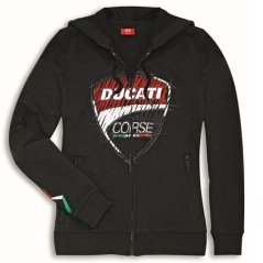 Dámská mikina DUCATI CORSE SKETCH černá 98769504