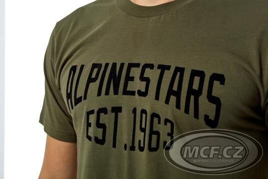 Triko ALPINESTARS ARCHED PREMIUM TEE khaki 1230-71508 89