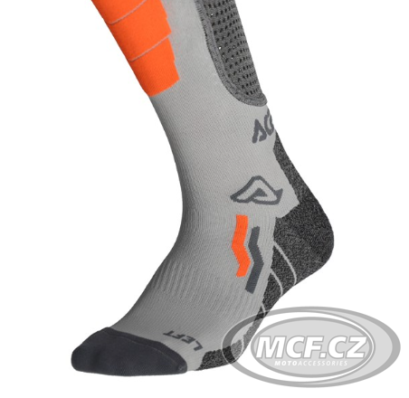 Nadkolenky ACERBIS X-LEG PRO VENTED šedo/oranžové 26704.150