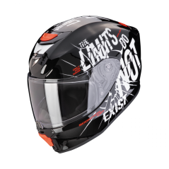 Dětská moto přilba SCORPION EXO-JNR AIR BOUM černo/bílá