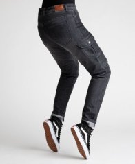 Dámské moto kalhoty BROGER OHIO jeans washed black
