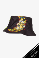 Klobouk VR46 HERITAGE SOLE LUNA ROSSIFUMI černo/fluo žlutý 527803