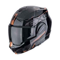 Moto přilba SCORPION EXO-TECH EVO TRAVELLER černá měděná