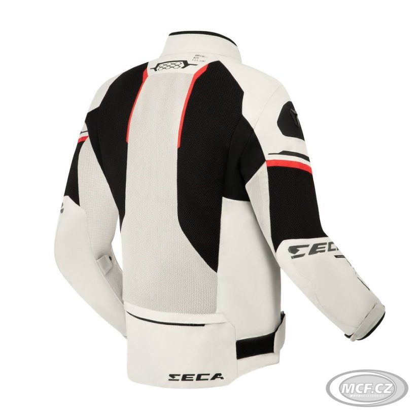 Moto bunda SECA AIRFLOW III šedá