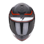 Moto přilba SCORPION EXO-1400 EVO AIR VITTORIA matná černo/bílo/červená