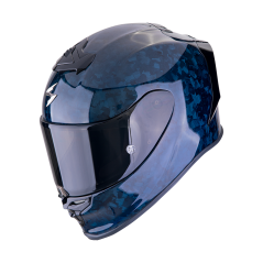 Motorcycle helmet SCORPION EXO-R1 EVO CARBON AIR ONYX blue