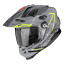 Moto přilba SCORPION ADF-9000 AIR SUMMIT stříbrno/fluo žlutá