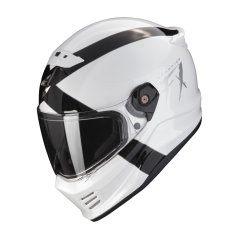 Motorcycle helmet SCORPION COVERT FX GALLUS white/black
