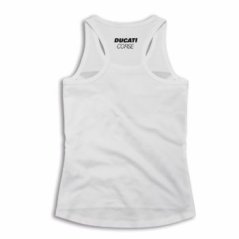 Tank-top DUCATI  DC SPEED SINGLET Lady white 98771082
