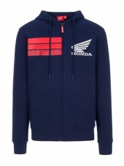 Mikina HRC HONDA 3 Stripes modrá 20 28001