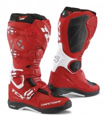 Moto boty TCX COMP EVO 2 MICHELIN červeno/bílé