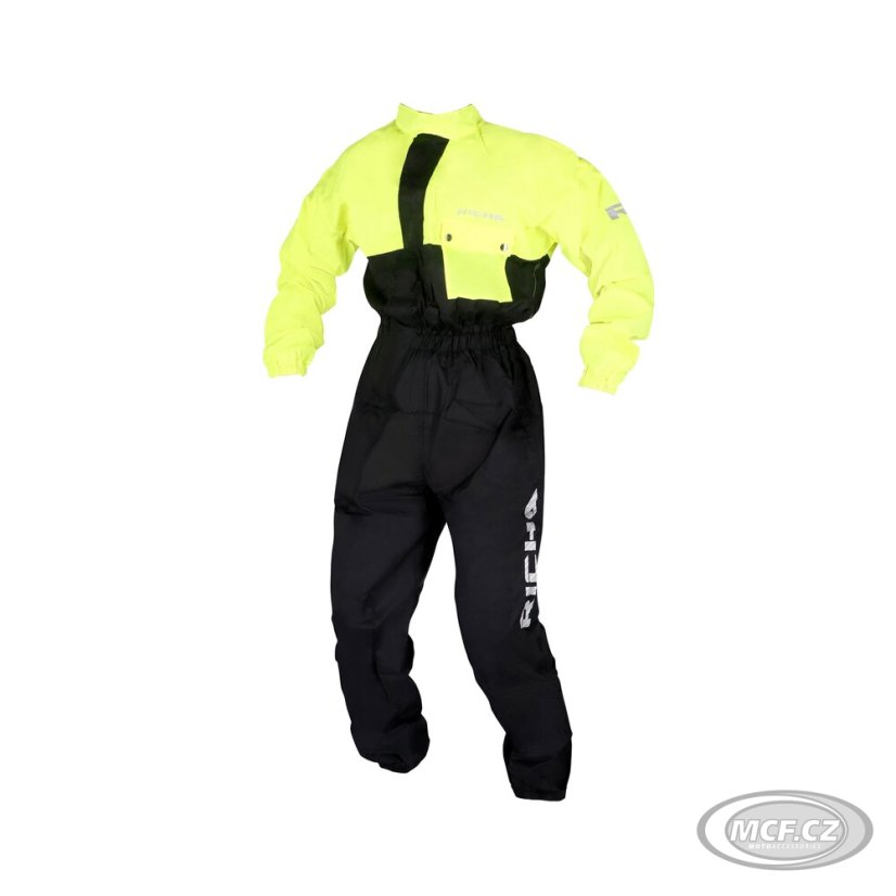 Moto pláštěnka RICHA SIMPLE 1-dílná žlutá fluo
