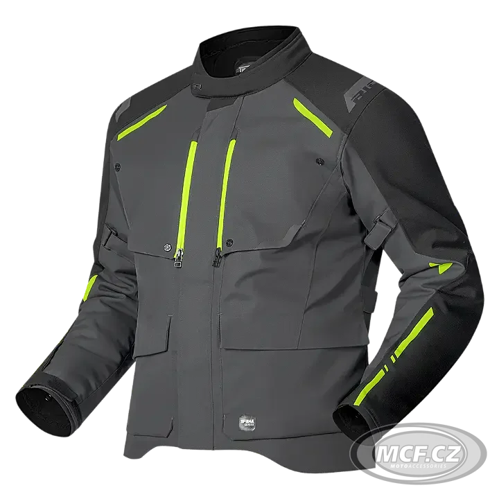 Moto bunda RICHA TAURUS černo/fluo žlutá