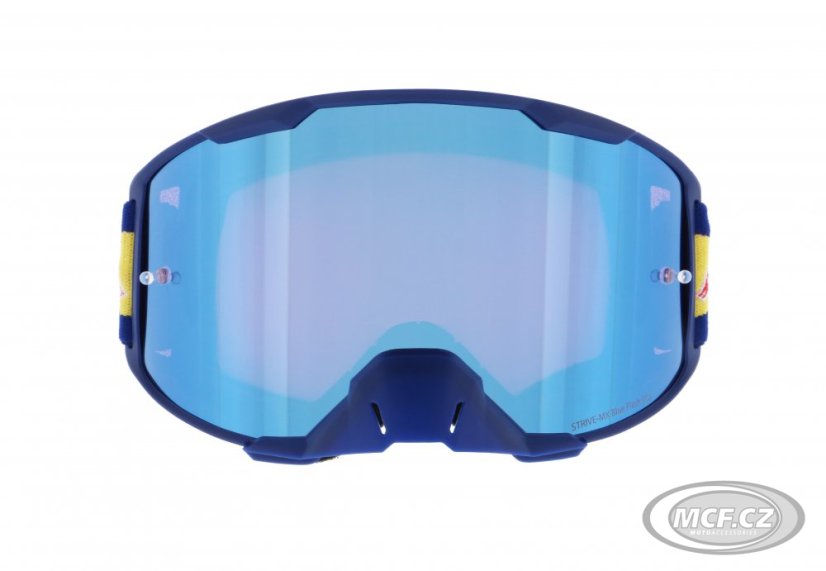Motokrosové brýle RED BULL SPECT STRIVE S 008 modré s modrým sklem